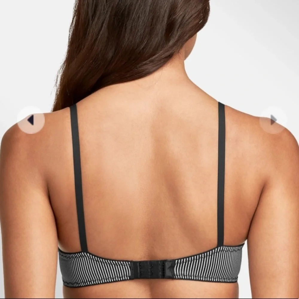 NWT MAIDENFORM One Fab Fit Everyday Demi Underwire Bra Striped 32DD